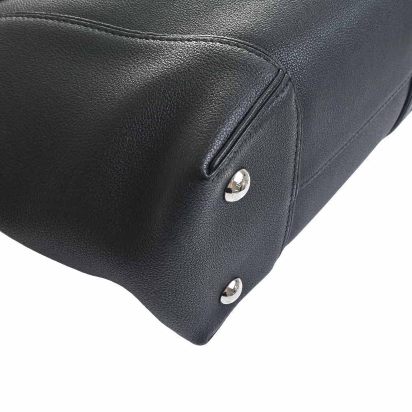 Louis Vuitton Black Leather Lockit handbag bag