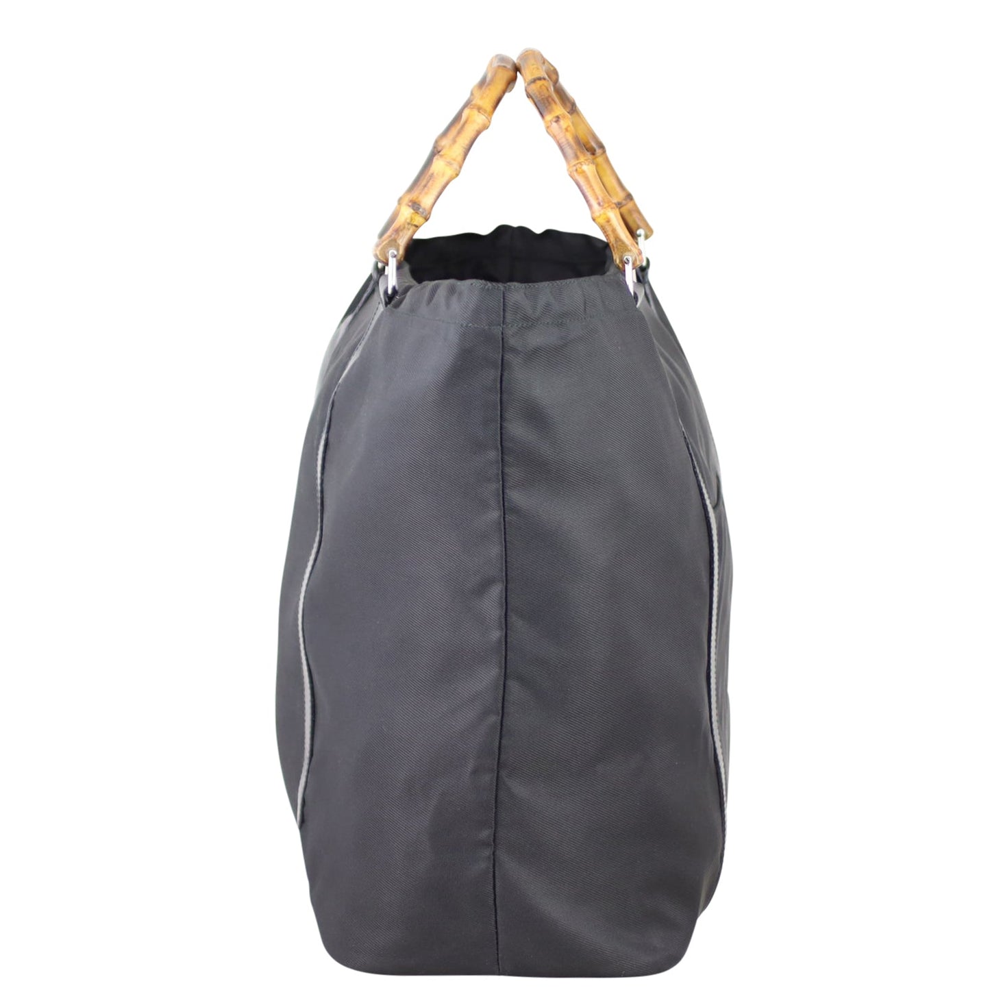 Gucci Nylon Bamboo Handle Tote