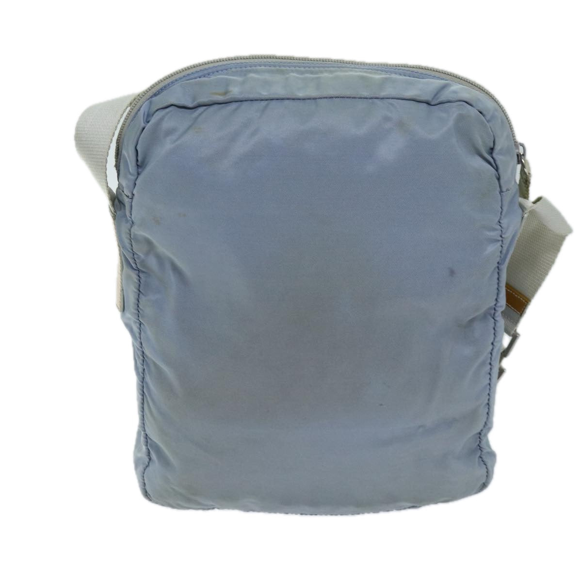 PRADA Shoulder Bag Nylon Light Blue Auth 73872