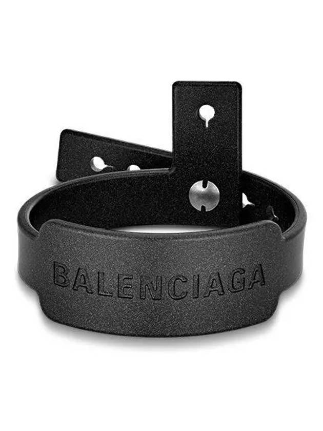 Luxury Balenciaga Trending 2026 Logo Festival Bracelet Black