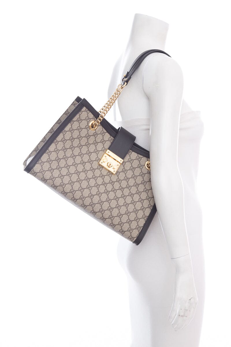 Gucci GG Supreme Black Tote