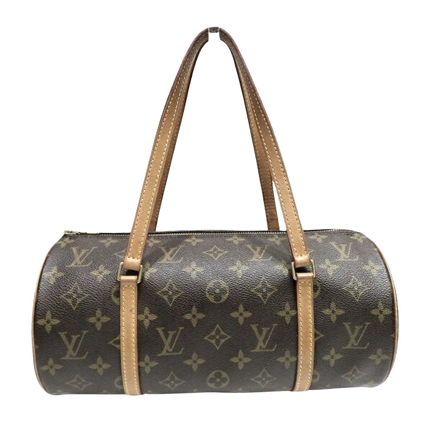 Louis Vuitton Brown Canvas Papillon 30 handbag bag