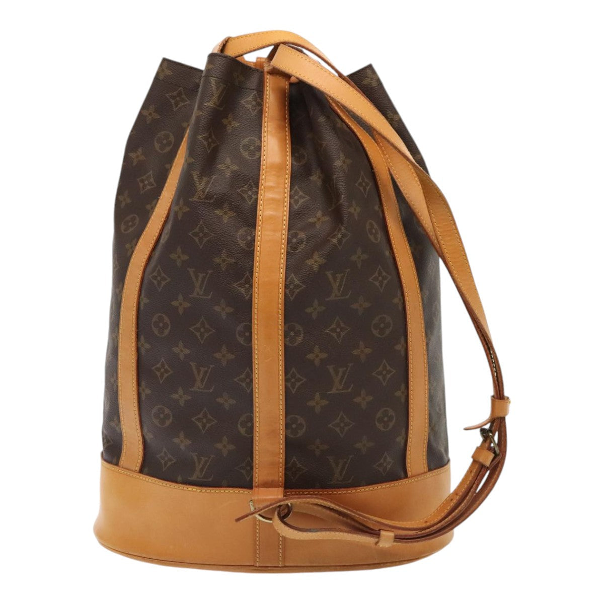 LOUIS VUITTON Monogram Randonnee GM Shoulder Bag M42244 LV Auth 74162