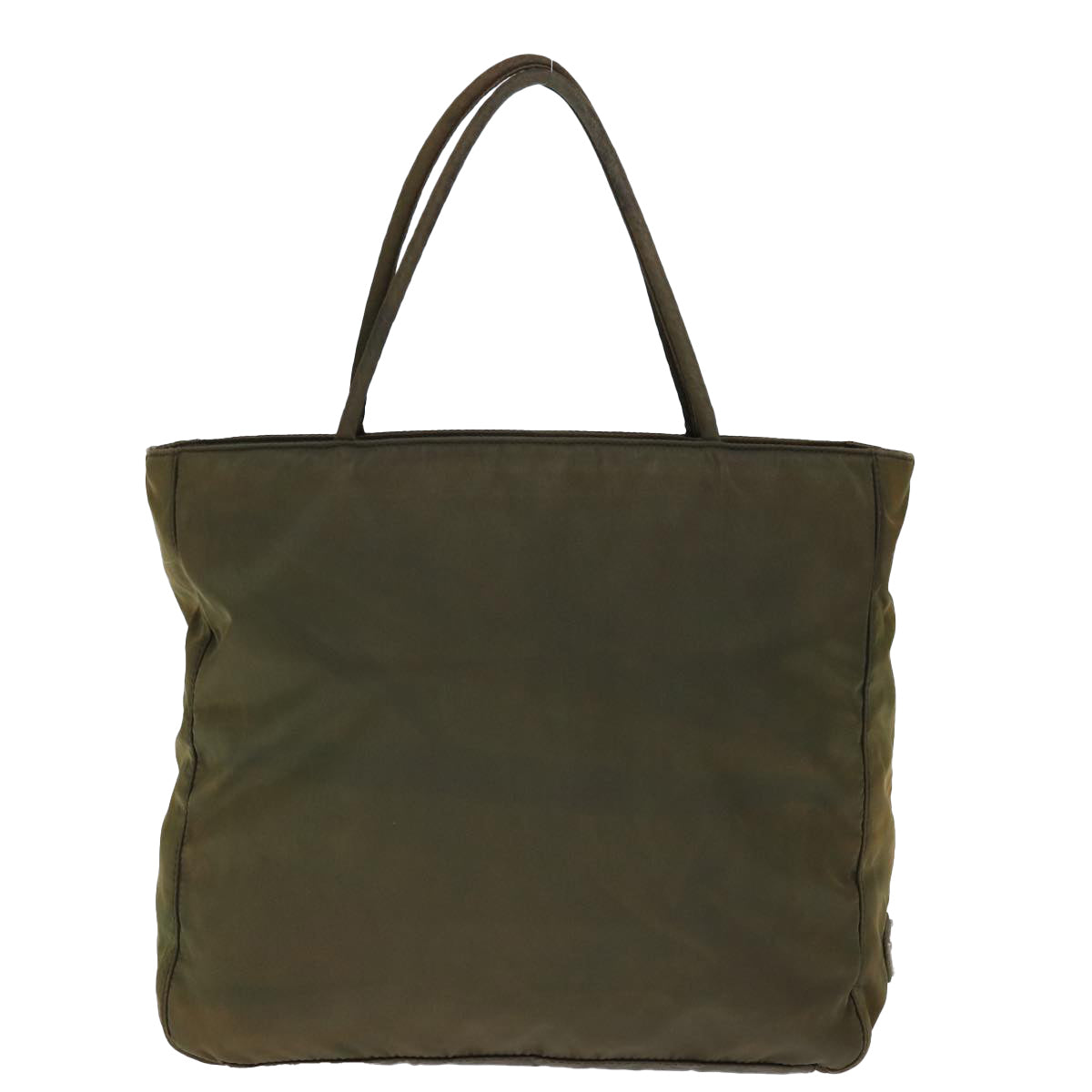 PRADA Tote Bag Nylon Khaki Auth 74204