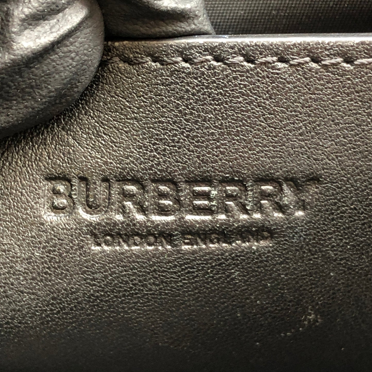 Burberry TB Monogram Canvas Crossbody Camera Bag Black