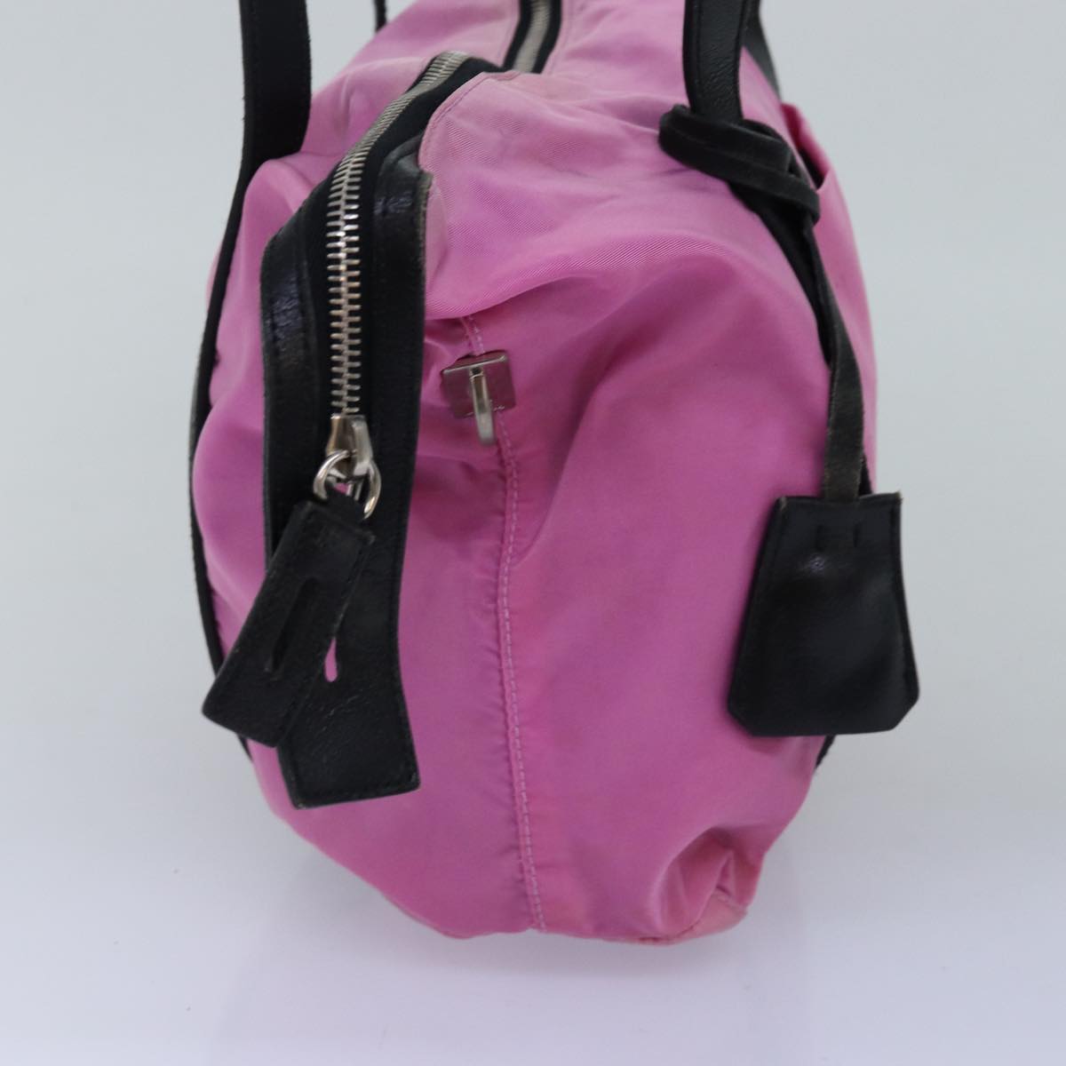 PRADA Shoulder Bag Nylon Pink Auth 74400