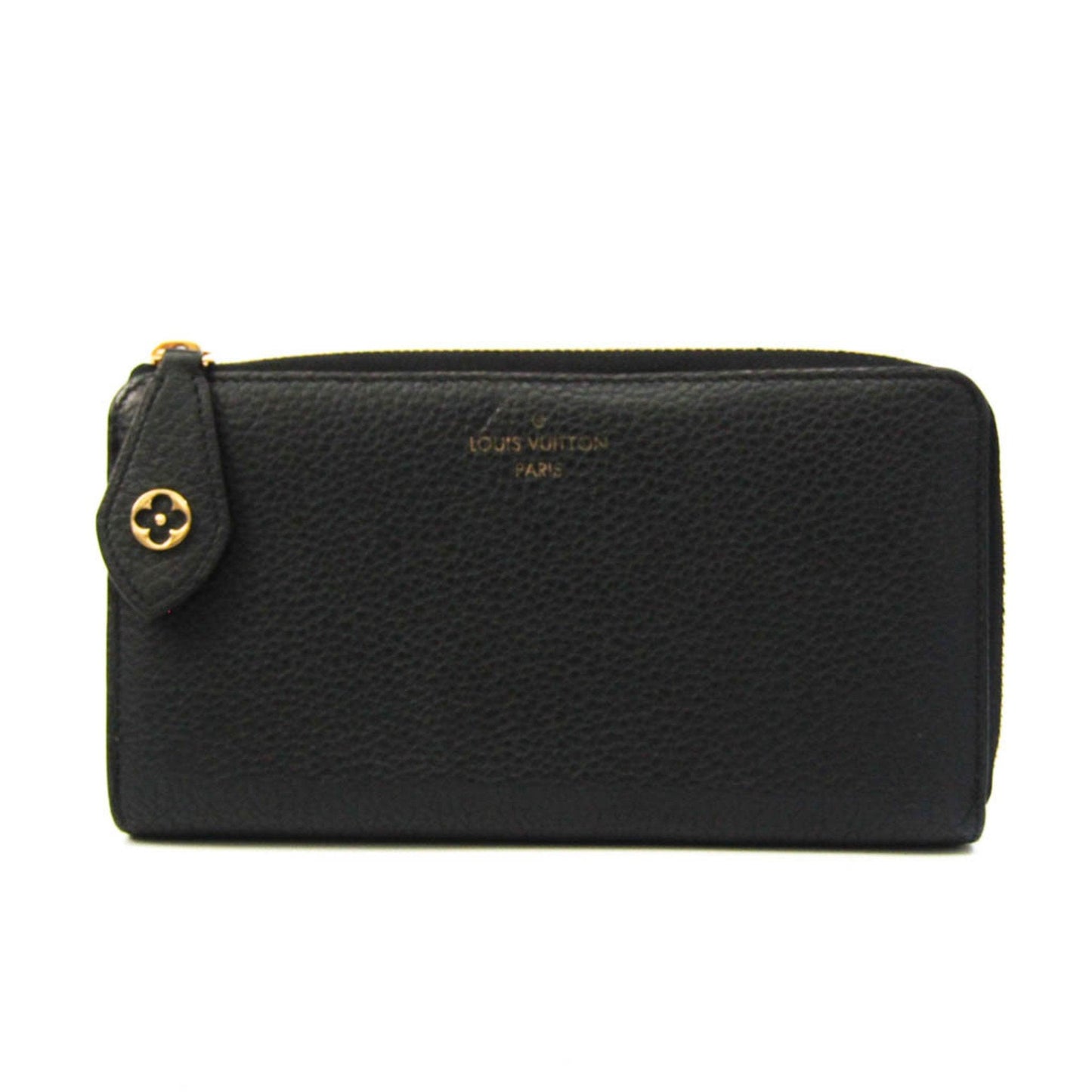 Louis Vuitton Black Leather Portefeuille com?®te wallet accessories