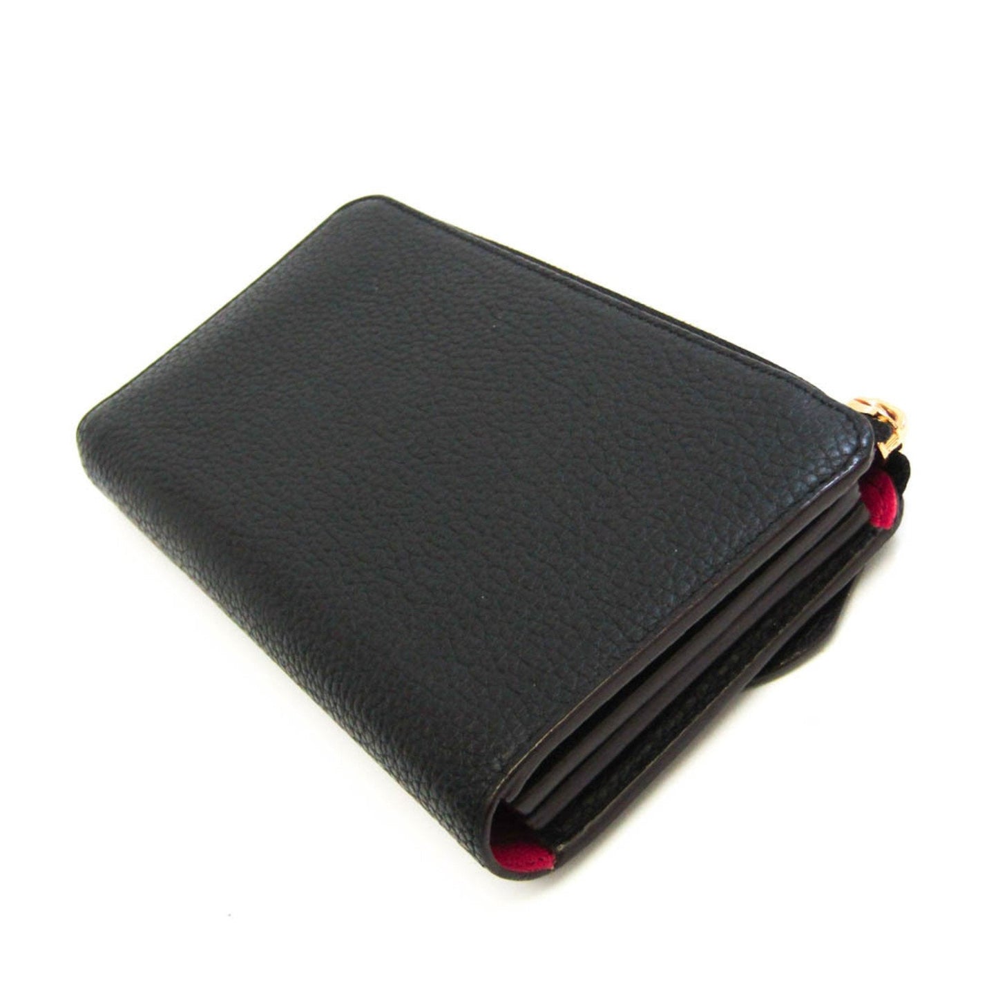 Louis Vuitton Black Leather Portefeuille com?®te wallet accessories