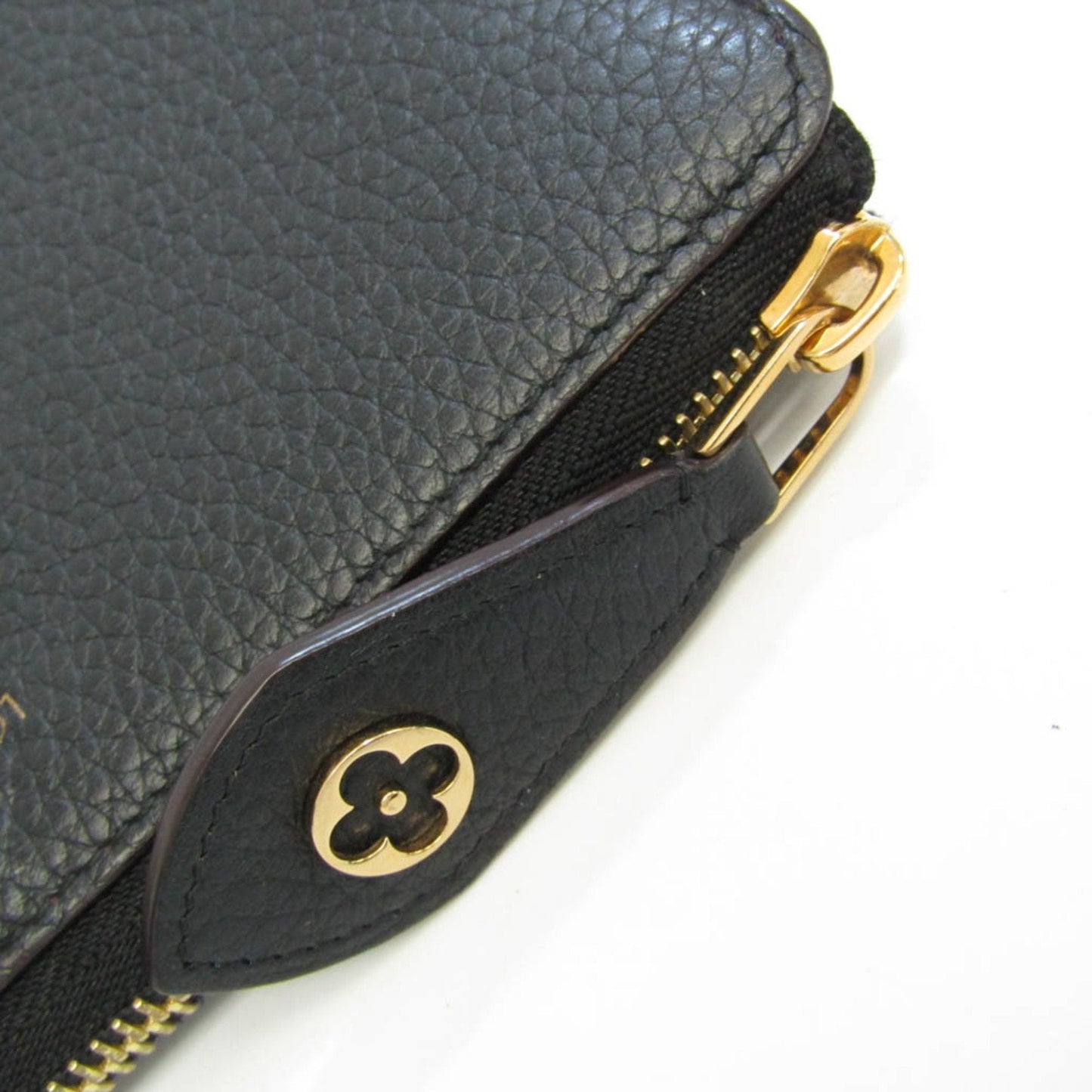 Louis Vuitton Black Leather Portefeuille com?®te wallet accessories