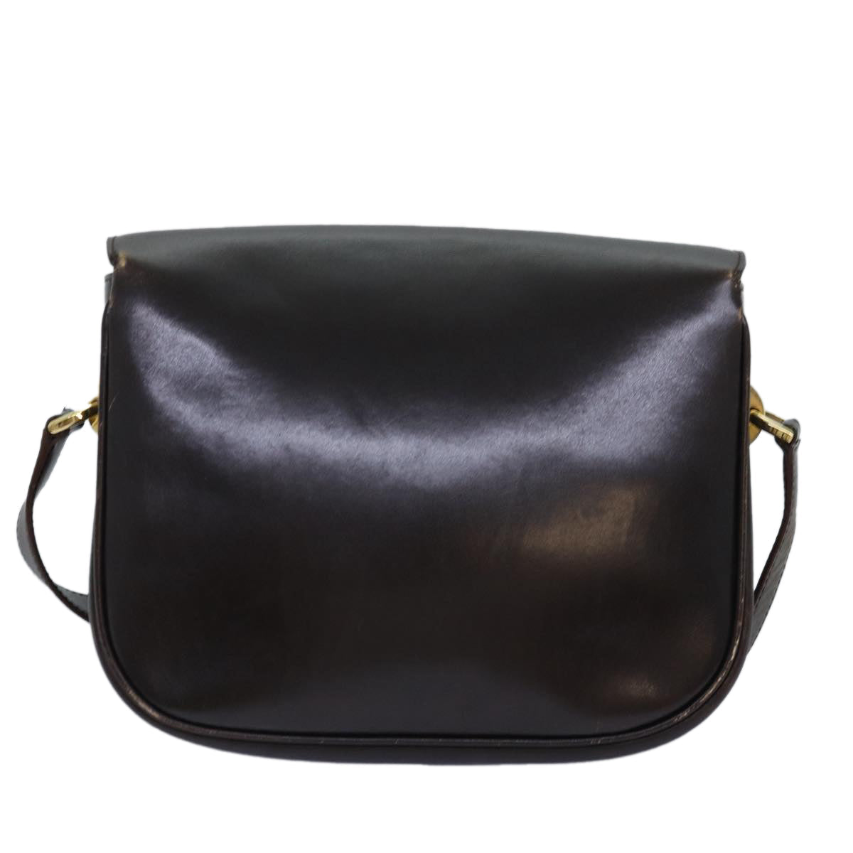 Luxury CELINE Shoulder Bag Leather Brown  74588