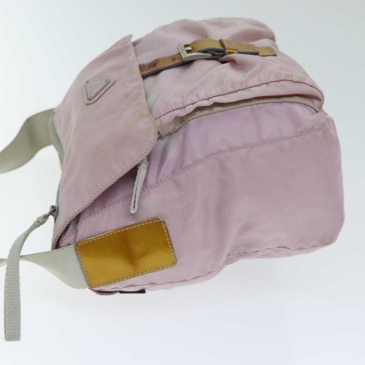 PRADA Shoulder Bag Nylon Pink Auth 74637