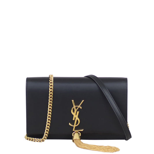 Saint Laurent Kate Tassel Chain Wallet