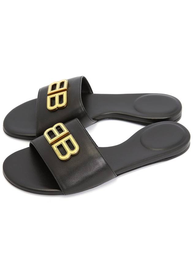 Luxury Balenciaga Trending 2026 Groupie Slippers Black