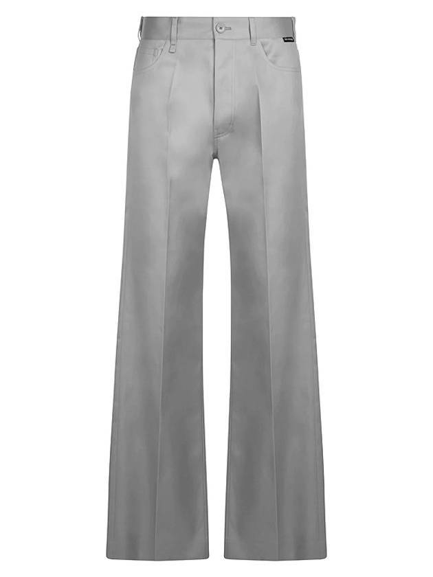 Luxury Balenciaga Trending 2026 Fluid Wide Pants Pearl Grey