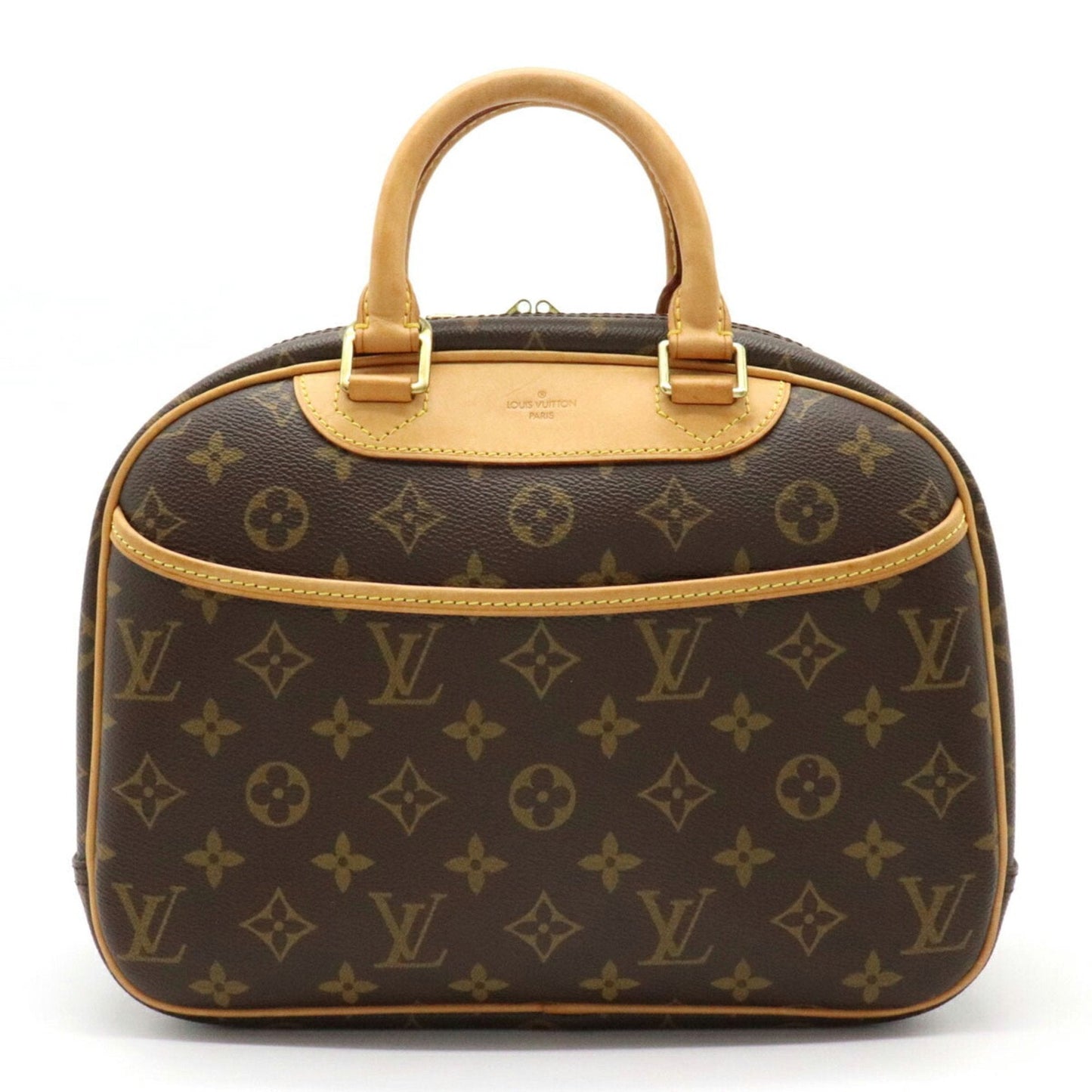 Louis Vuitton Brown Canvas Deauville handbag bag