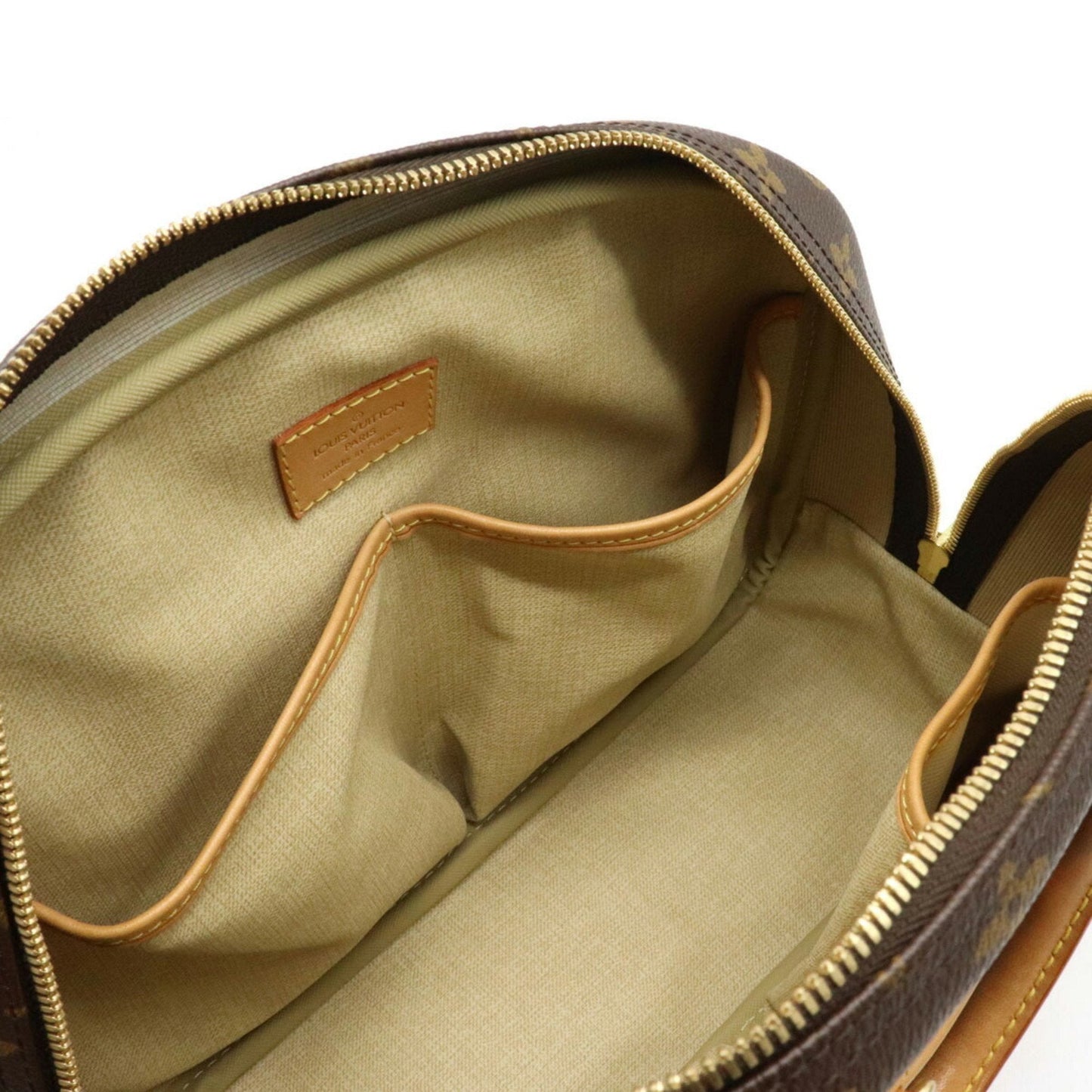 Louis Vuitton Brown Canvas Deauville handbag bag