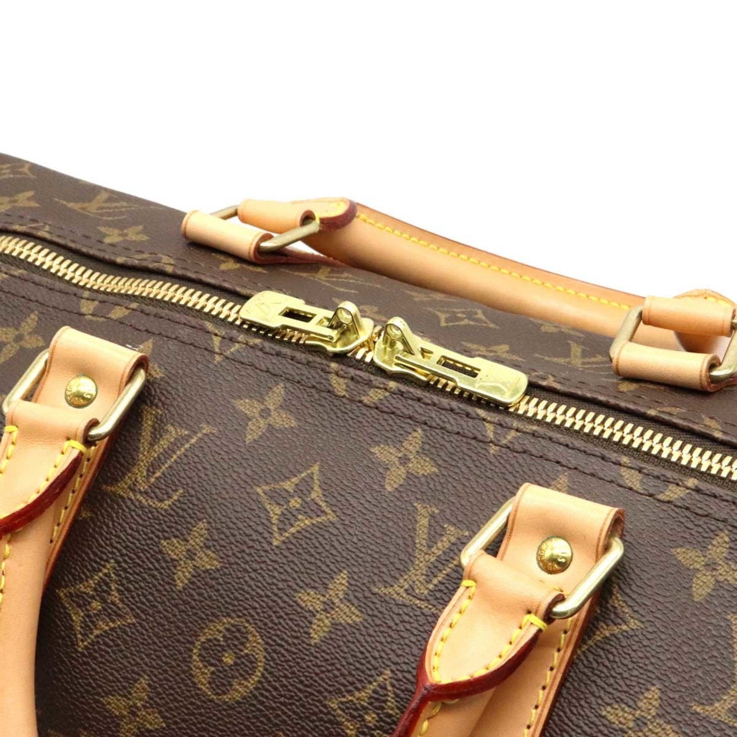 Louis Vuitton Brown Canvas Keepall 50 travel bag