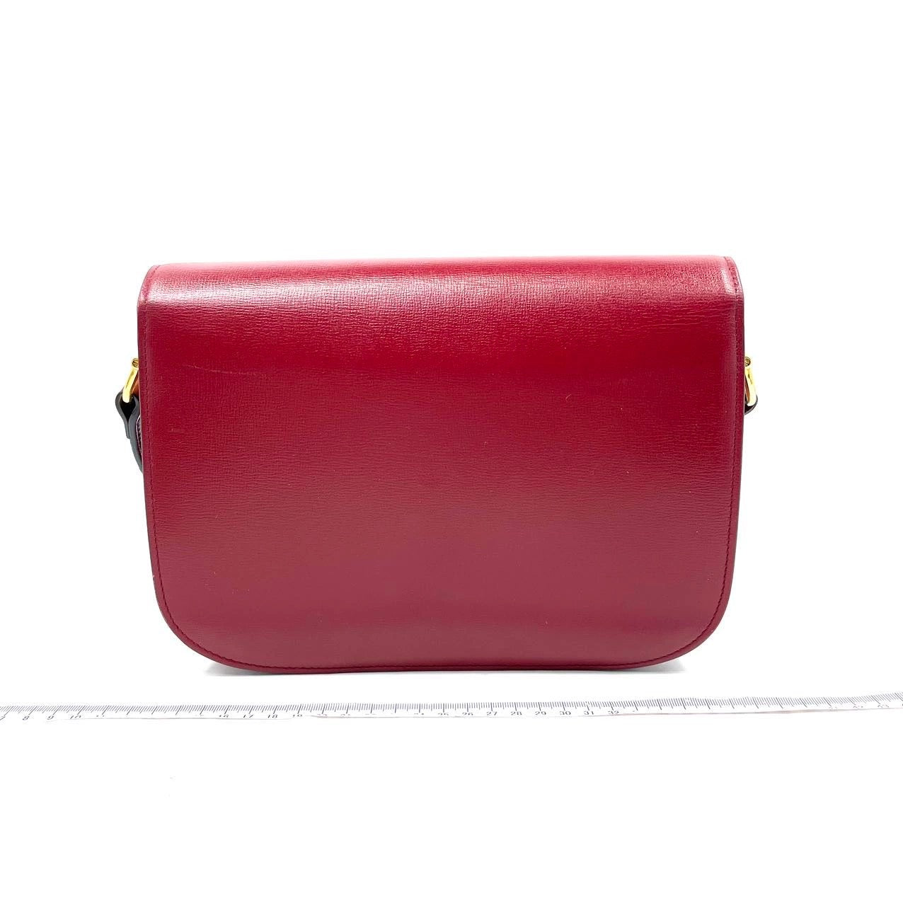 Gucci 1955 Horsebit Leather Shoulder Bag Red Small