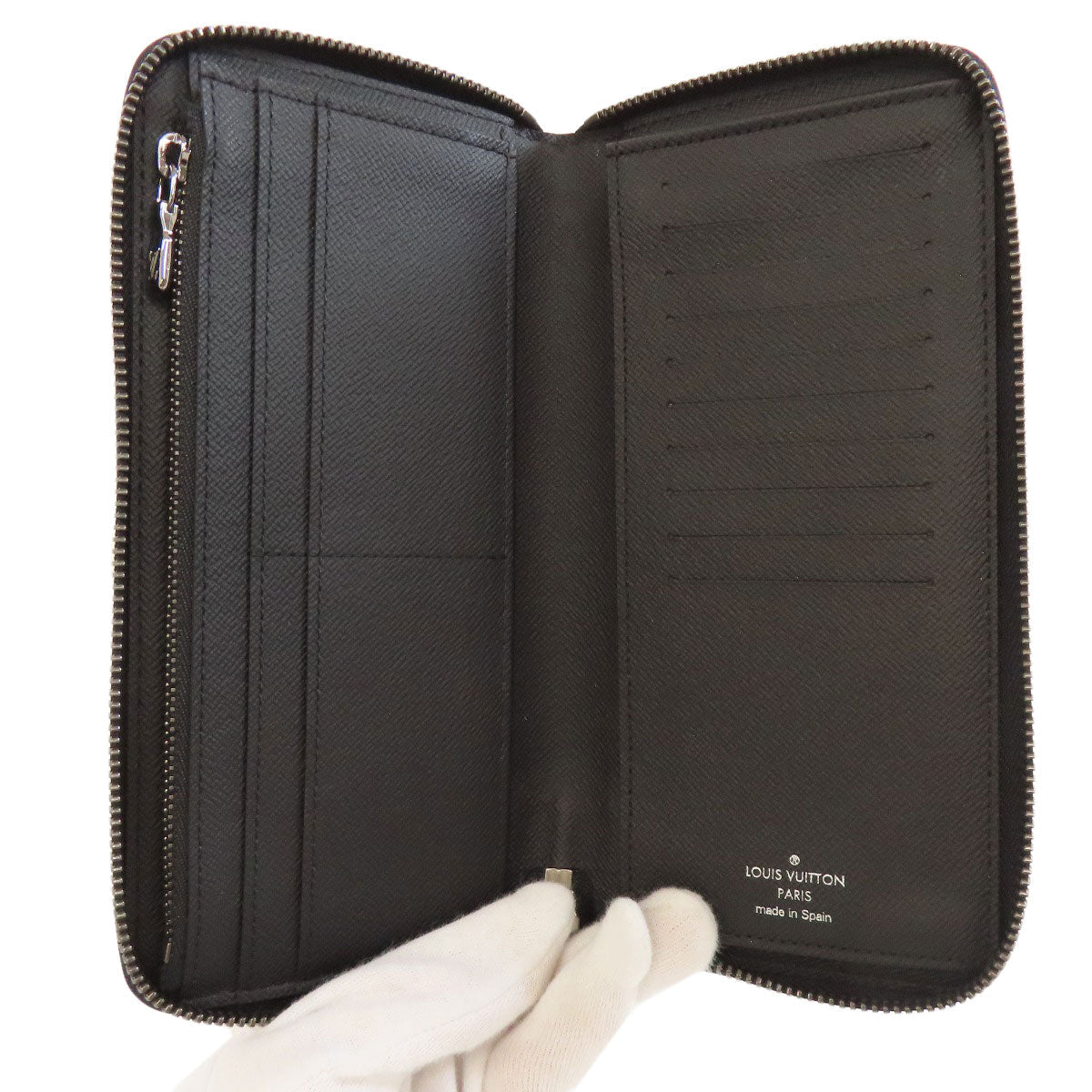 LOUIS VUITTON Long Wallet Purse M62295 Monogram Eclipse black Zippy wallet Ã£ÂÂ» Vertical