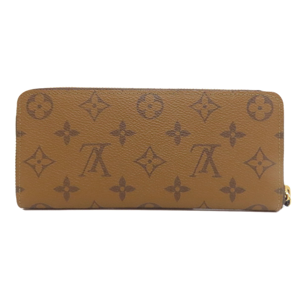 LOUIS VUITTON Long Wallet Purse M82336 Monogram reverse Brown Portefeuille Clemence