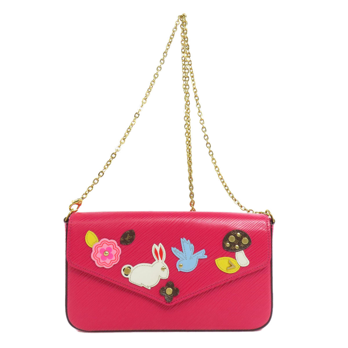 LOUIS VUITTON Shoulder Bag M62614 Epi pink Pochette Felice