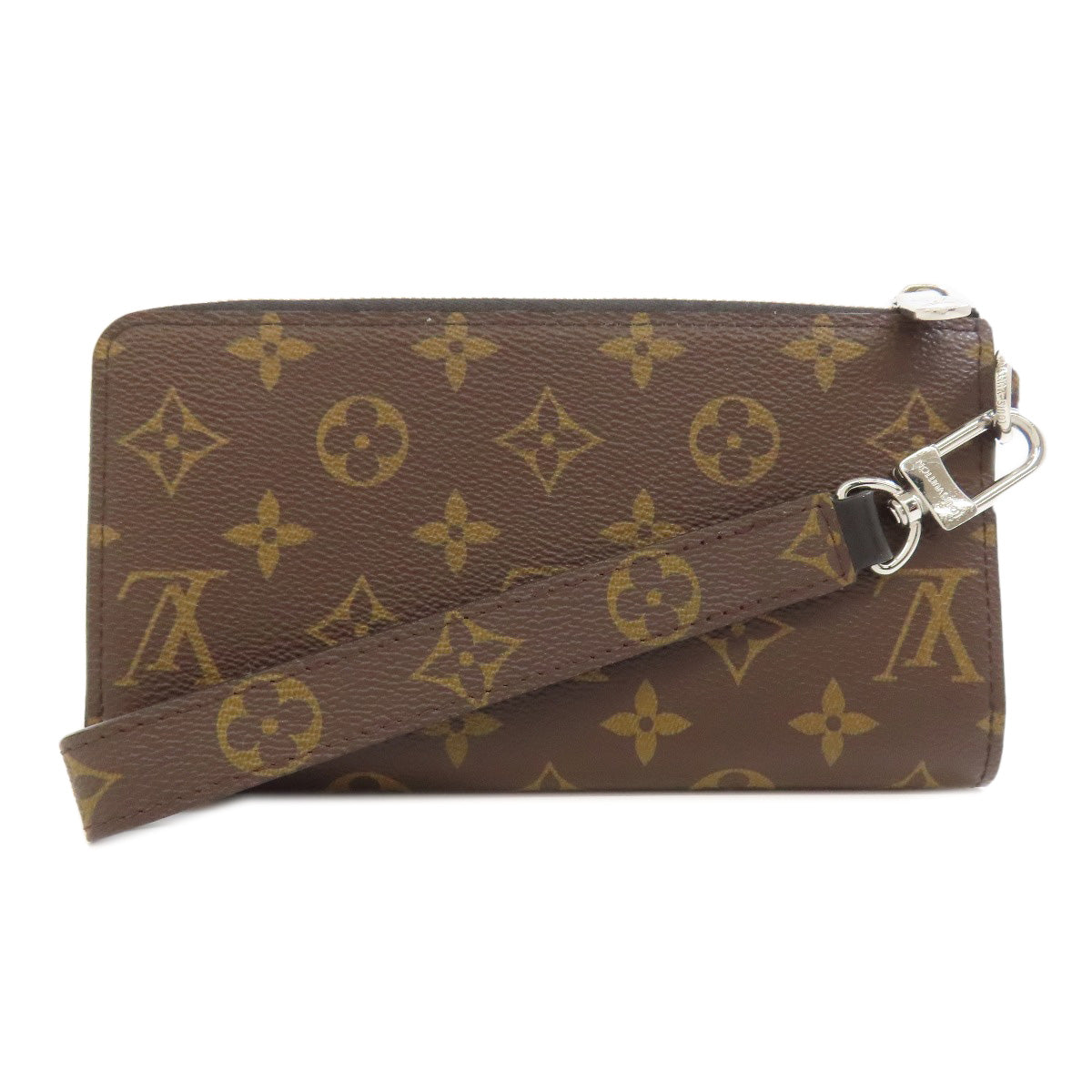LOUIS VUITTON Long Wallet Purse M69407 Monogram macacer Brown Zippy Dragonne