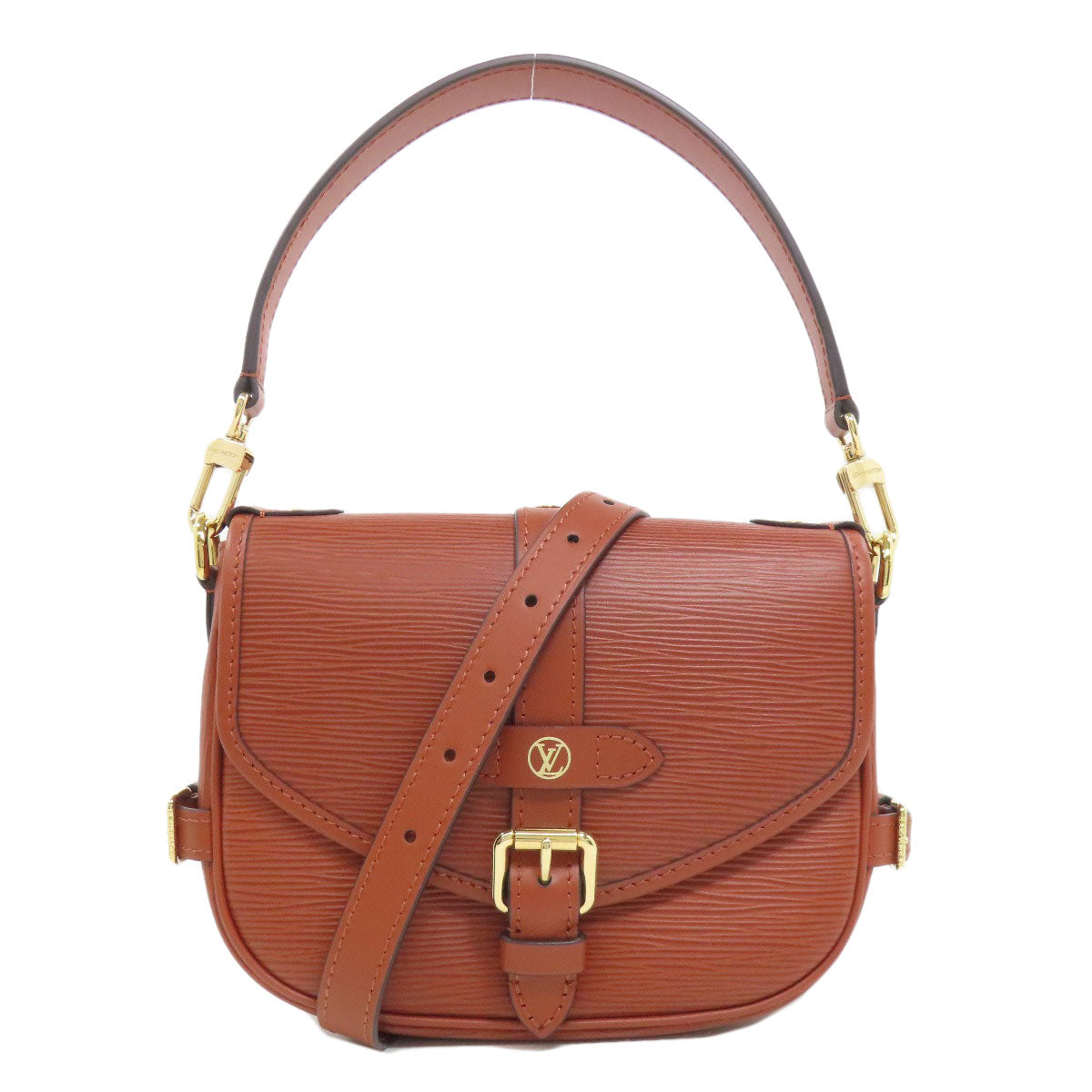 LOUIS VUITTON Handbag M23470 Epi Brown Saumur BB