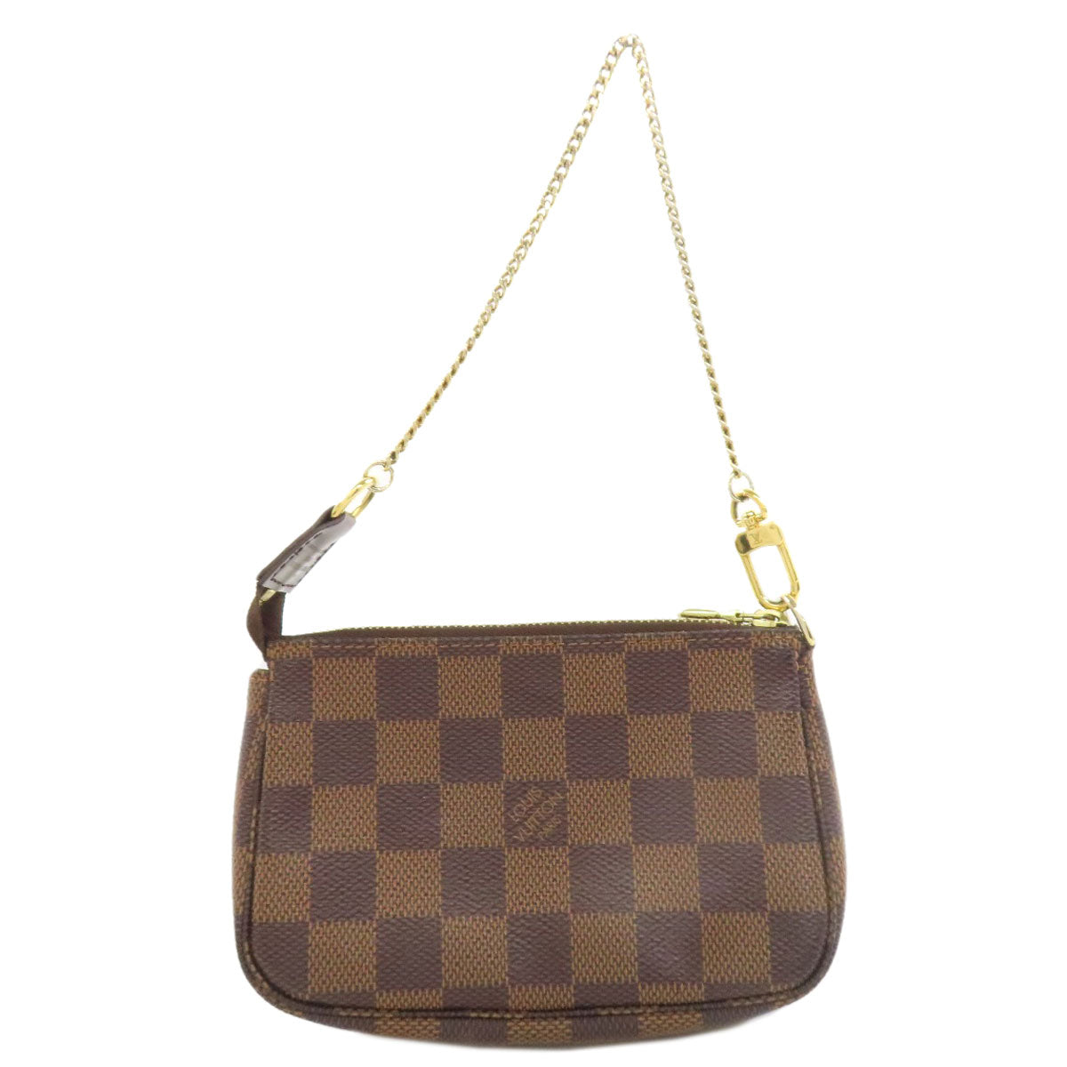 LOUIS VUITTON Accessory pouch N58009 Damier canvas Brown Mini Pochette Accessoires