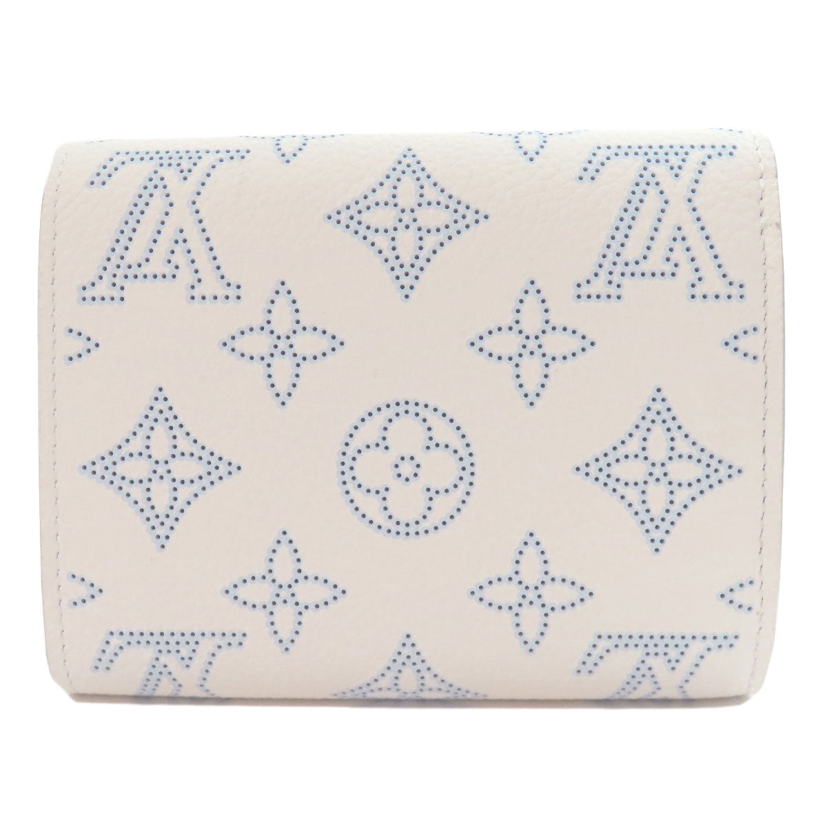 LOUIS VUITTON Bifold Wallet M11802 Mahina leather white Portefeuille Iris Compact Japan Limited Women