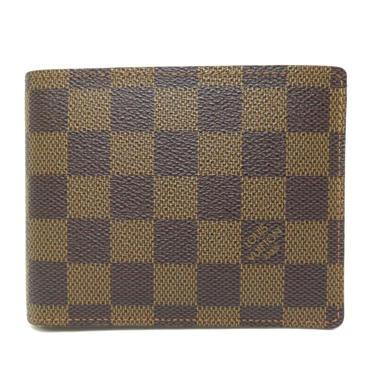 LOUIS VUITTON Bifold Wallet N60011 Damier canvas Brown Portefeuille Florin Women