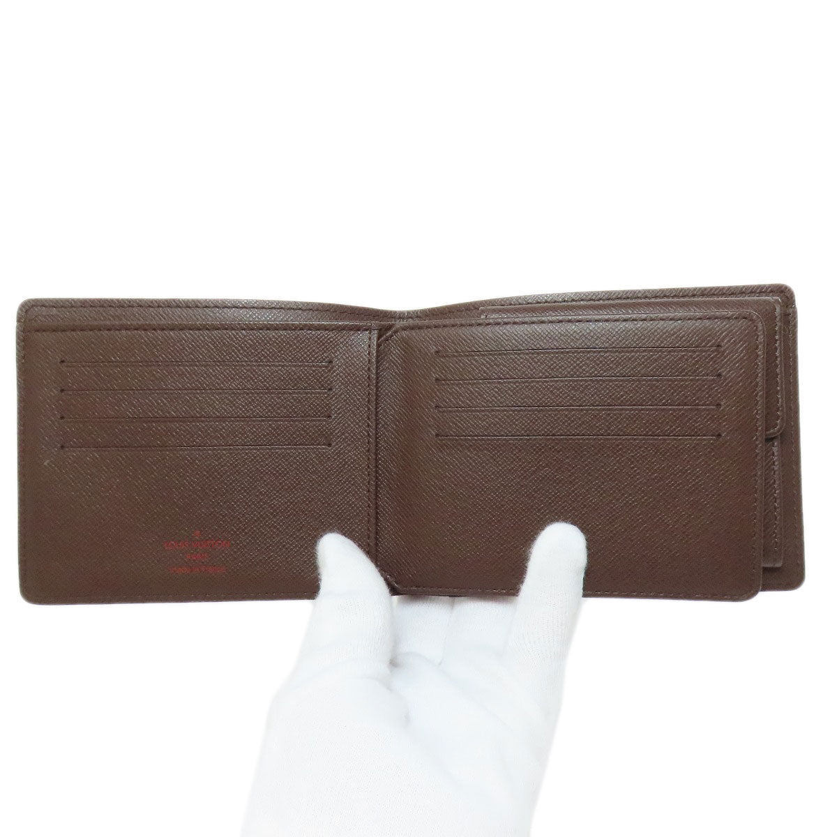 LOUIS VUITTON Bifold Wallet N60011 Damier canvas Brown Portefeuille Florin Women