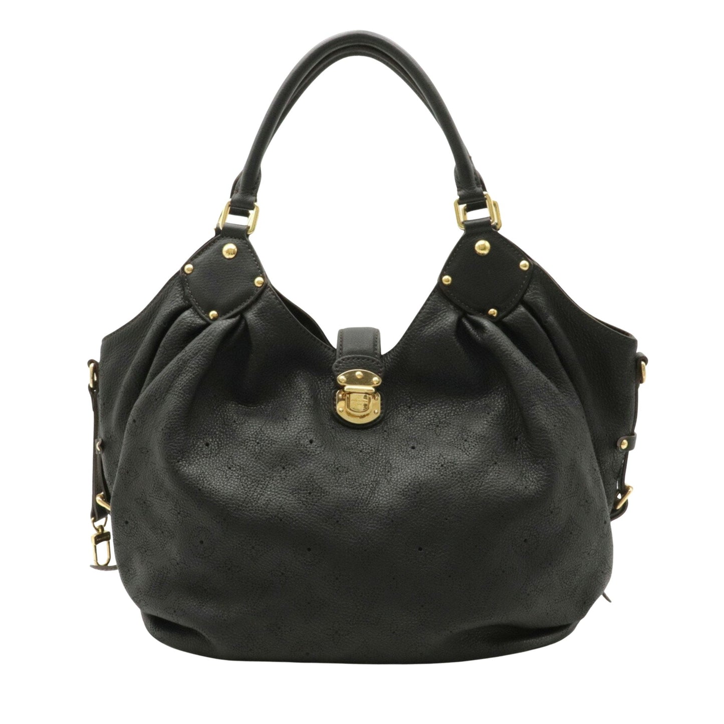 Louis Vuitton Black Leather Mahina shoulder bag