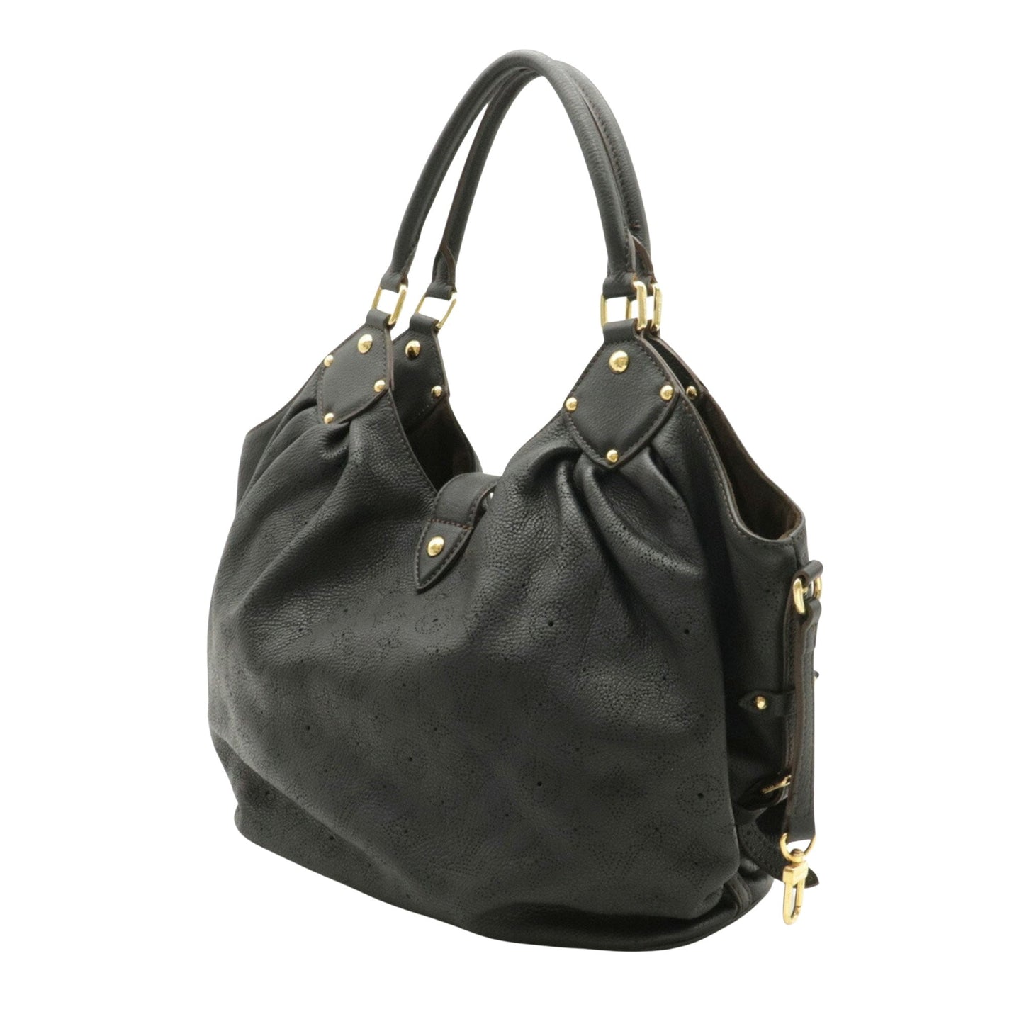Louis Vuitton Black Leather Mahina shoulder bag