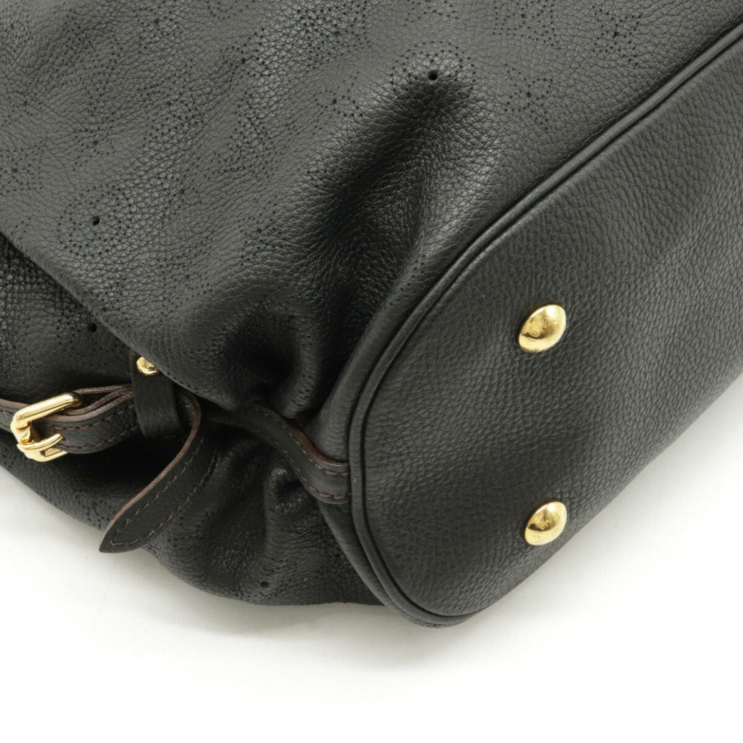 Louis Vuitton Black Leather Mahina shoulder bag