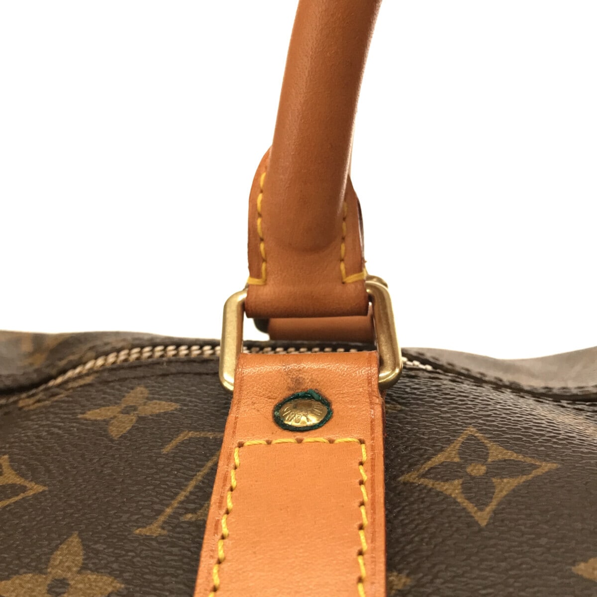 Louis Vuitton Brown Canvas Keepall Bandouli?®re 55 travel bag