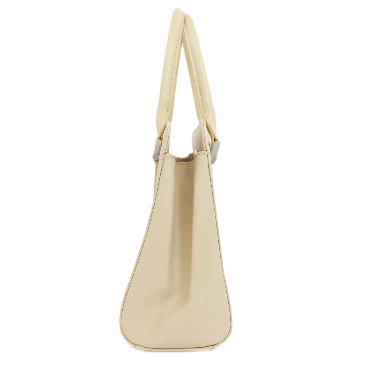 BURBERRY Handbag PVC beige logo Women