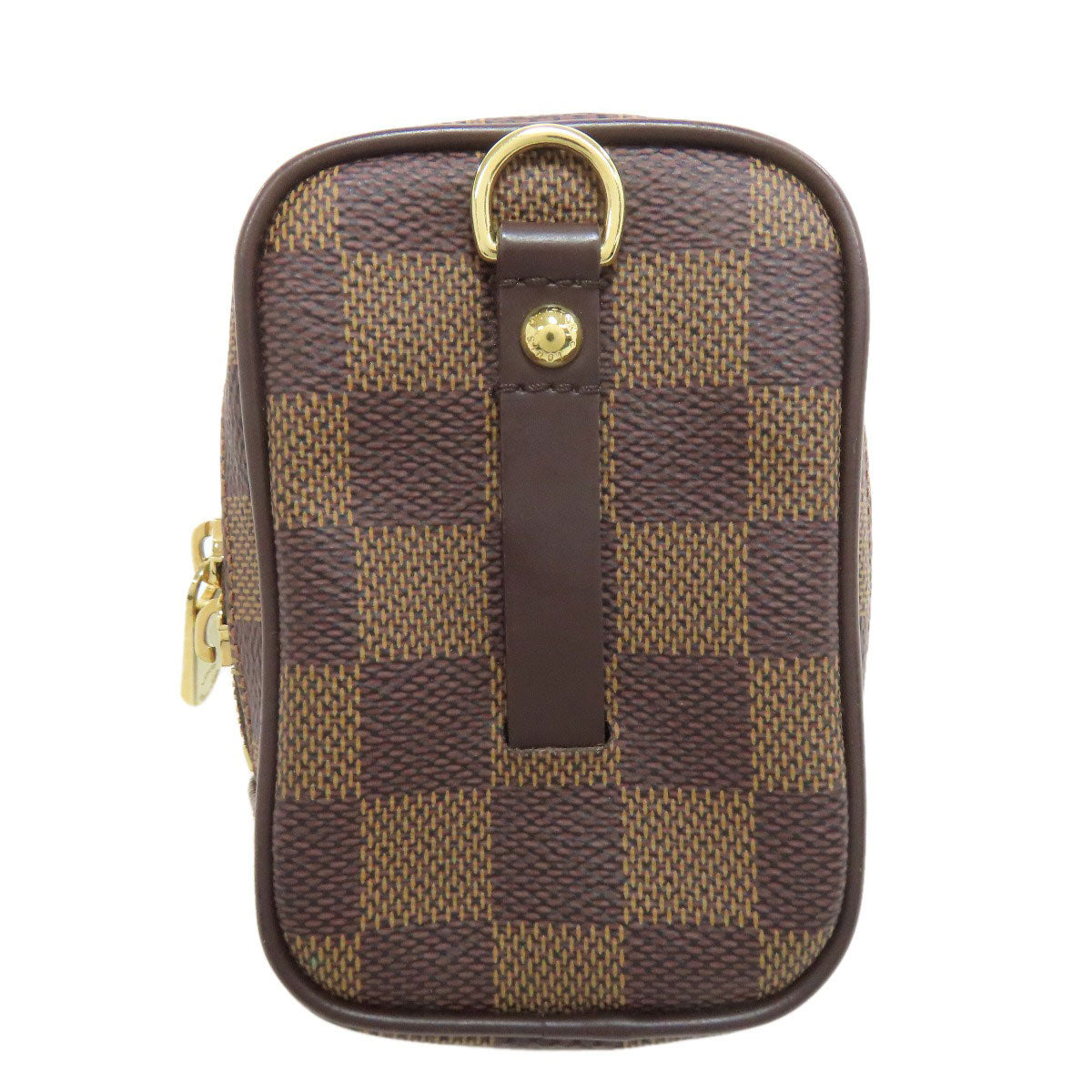LOUIS VUITTON Accessory pouch N61738 Damier canvas Brown Etui Okapi PM Women