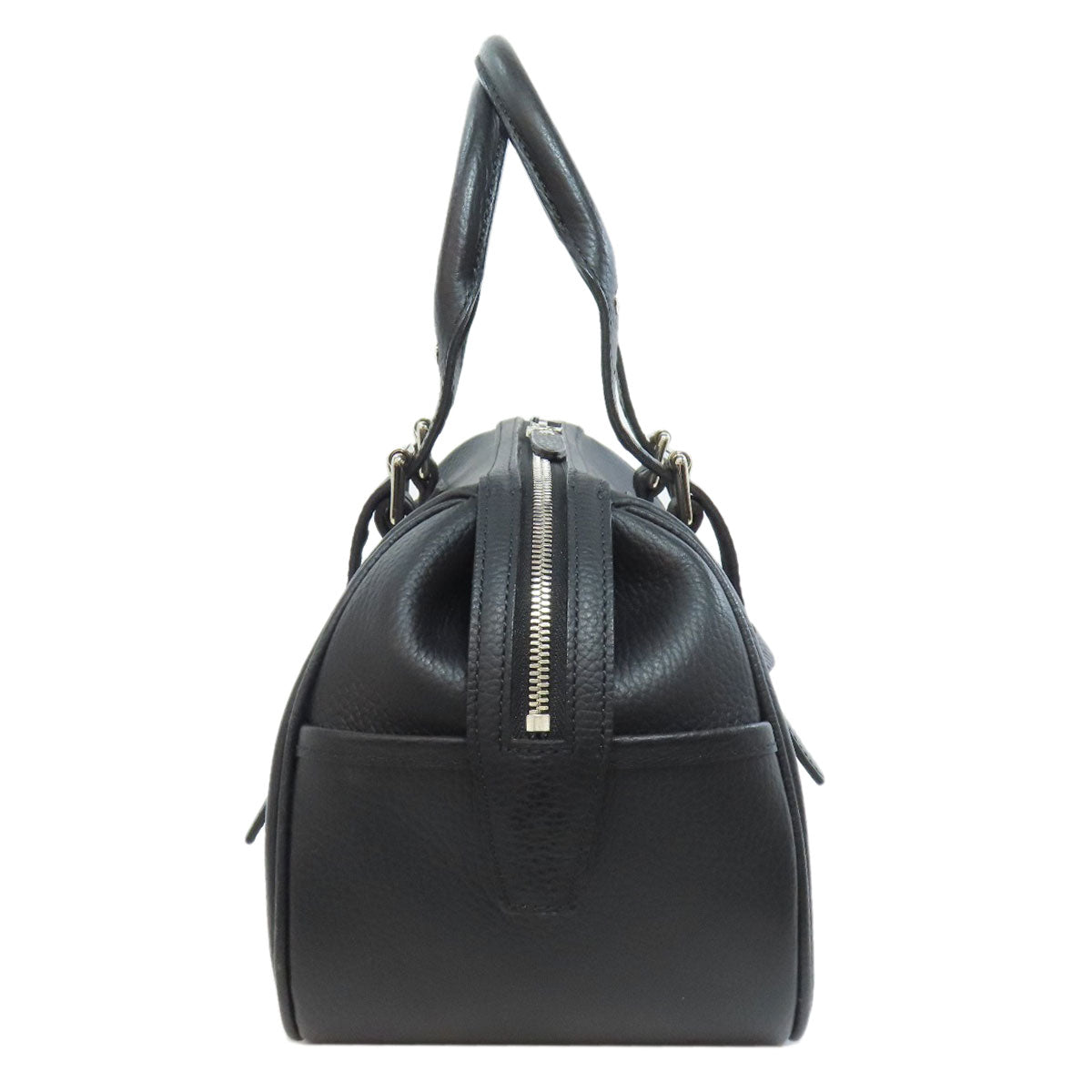 BURBERRY Handbag leather black logo