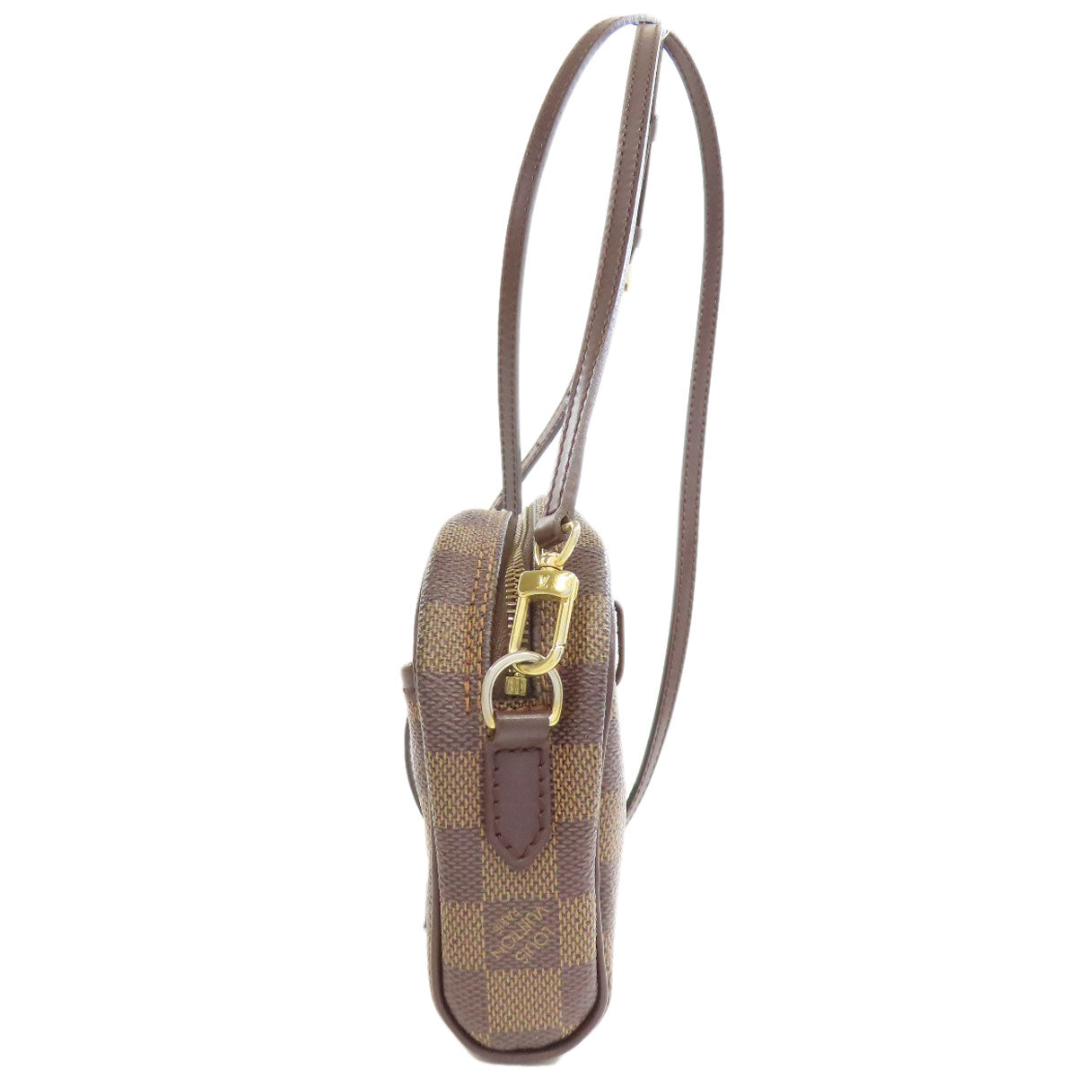 LOUIS VUITTON Shoulder Bag N51296 Damier canvas Brown Pochette Ipanema PM