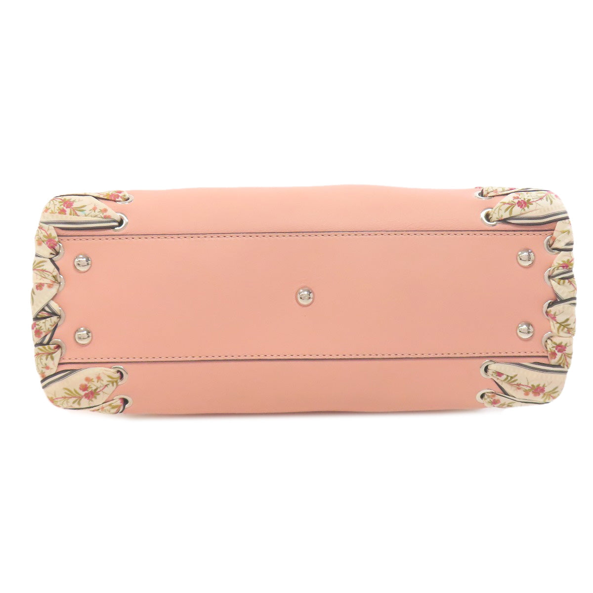 FENDI Handbag Calfskin pink Peekaboo ribbon stitch 2WAY Women
