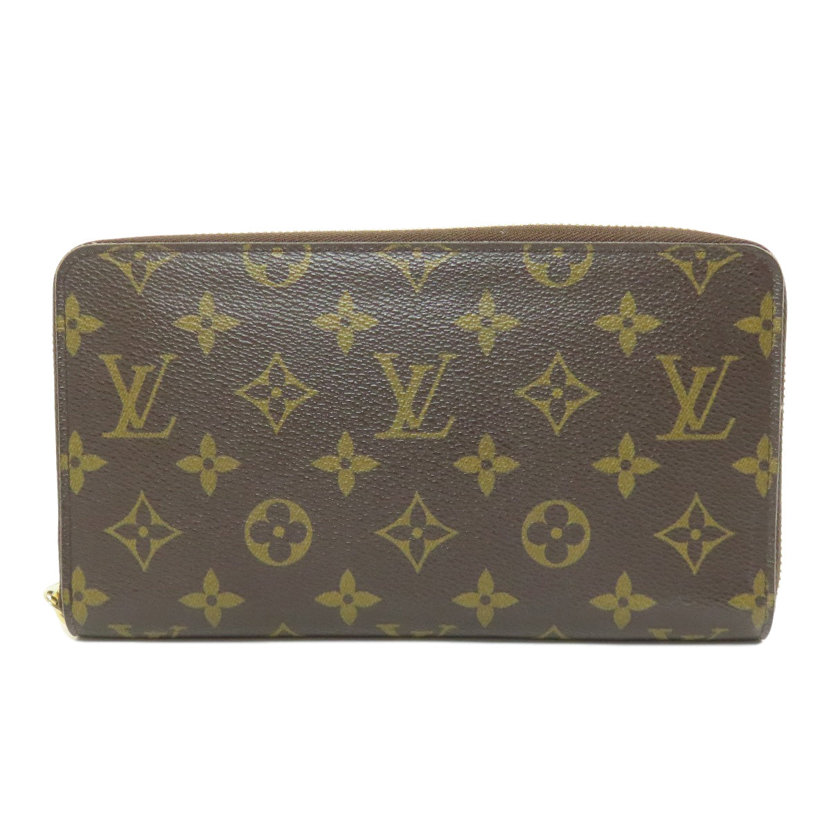 LOUIS VUITTON Long Wallet Purse M60002 Monogram canvas Brown Zippy Organizer