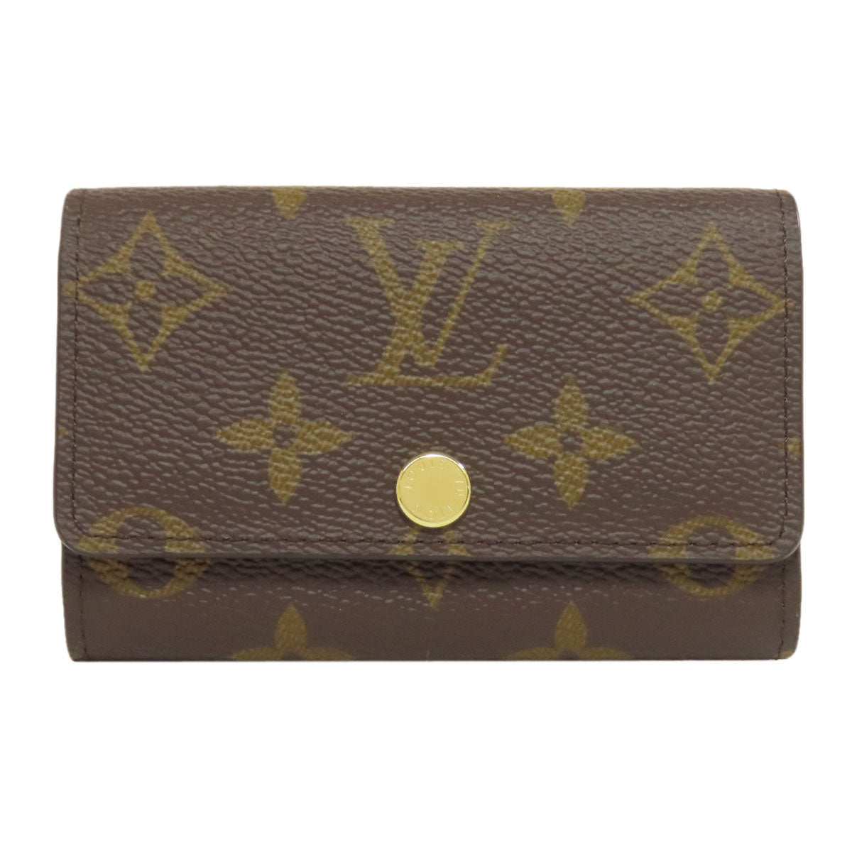LOUIS VUITTON Key case Key holder  M62630 Monogram canvas Brown Multicles6 Women