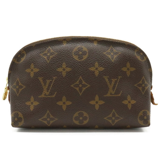 Louis Vuitton Brown Canvas Cosmetic pouch clutch bag