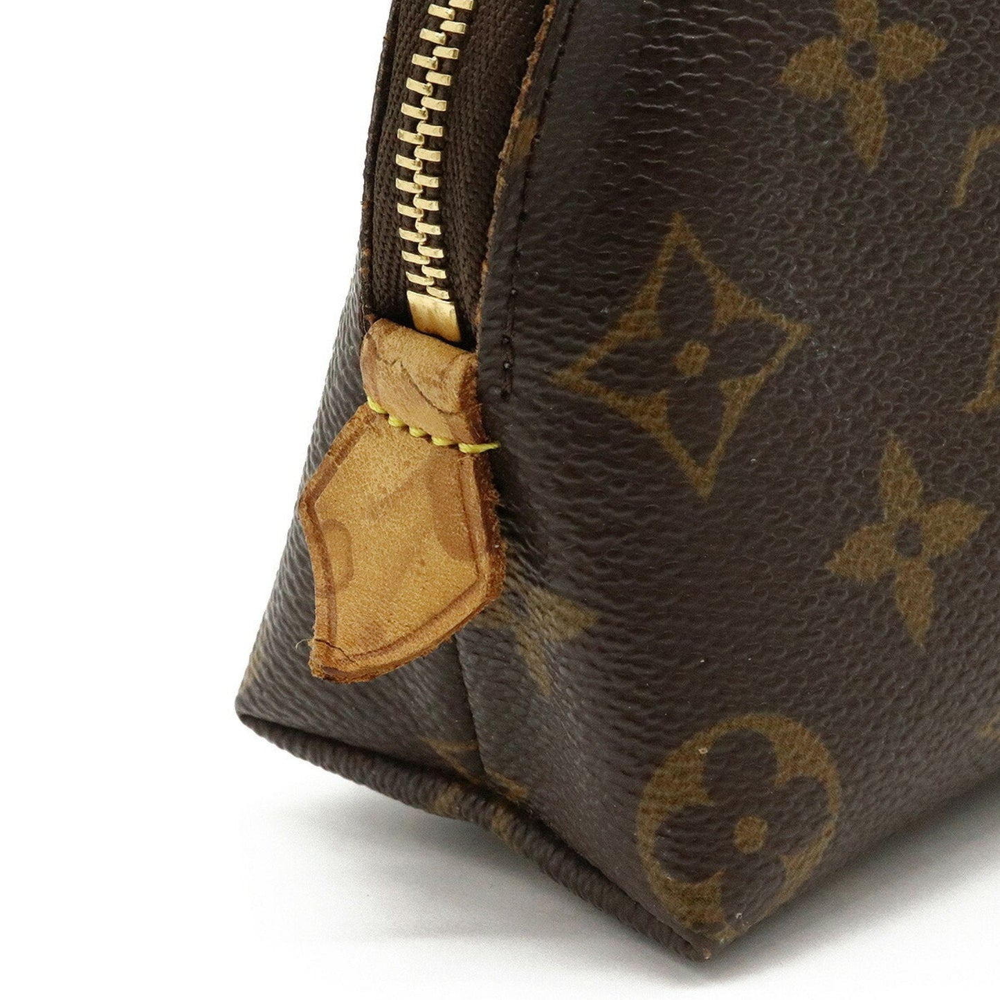 Louis Vuitton Brown Canvas Cosmetic pouch clutch bag
