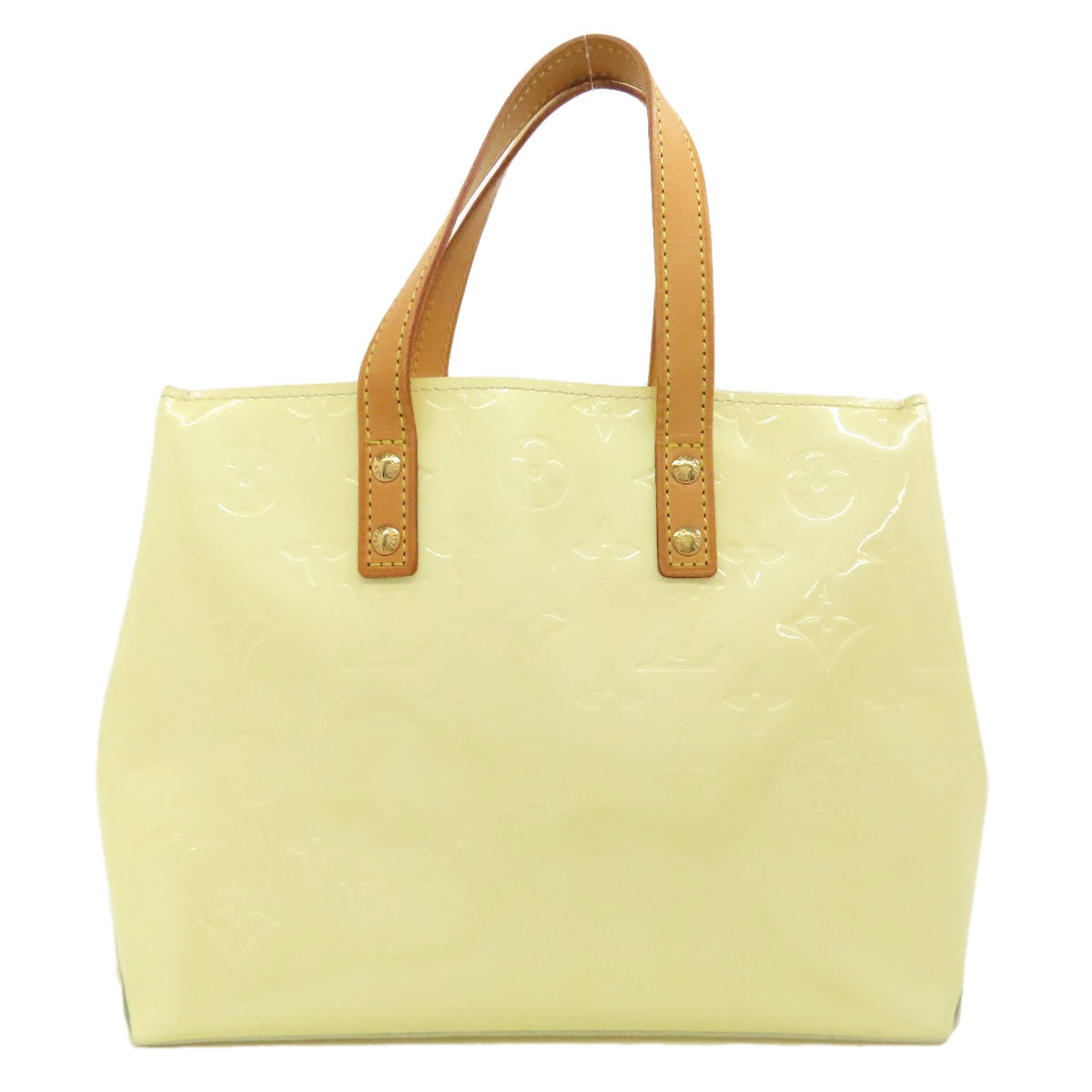LOUIS VUITTON Handbag M91336 Vernis yellow Lead PM