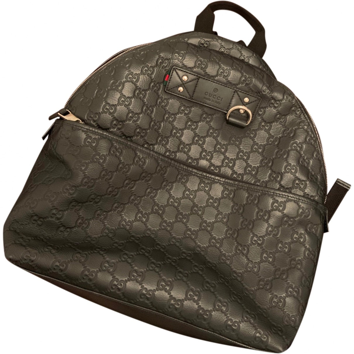 Gucci black leather bag