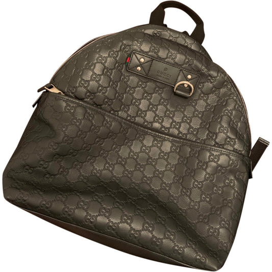 Gucci black leather bag
