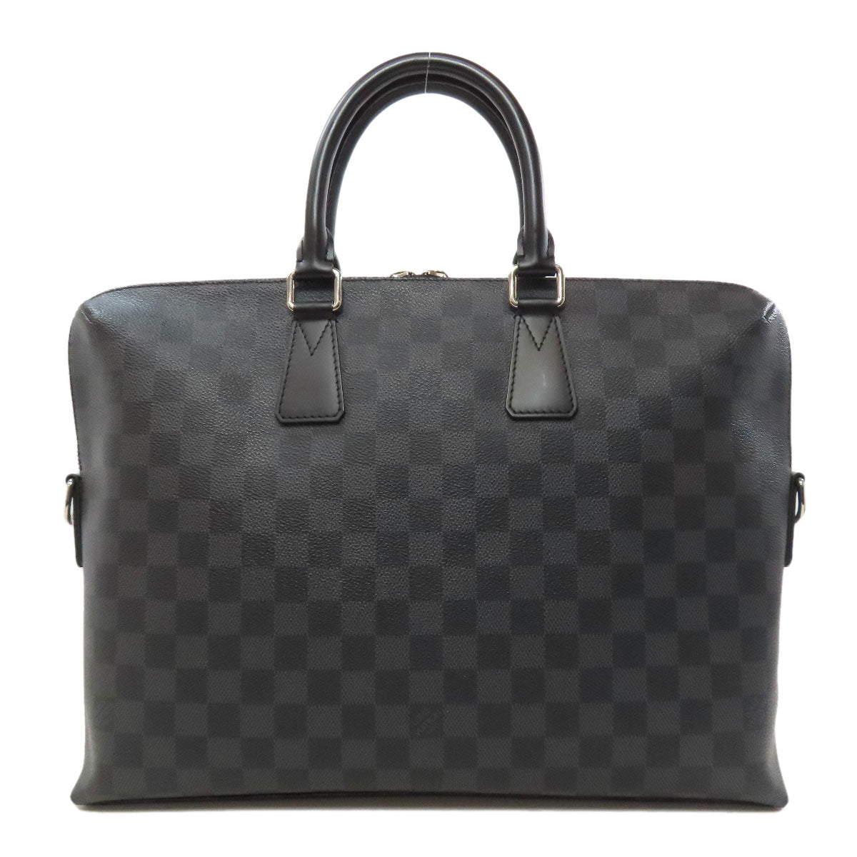 LOUIS VUITTON Business bag N48224 Damier canvas gray Porto Documan Jule PDJ mens