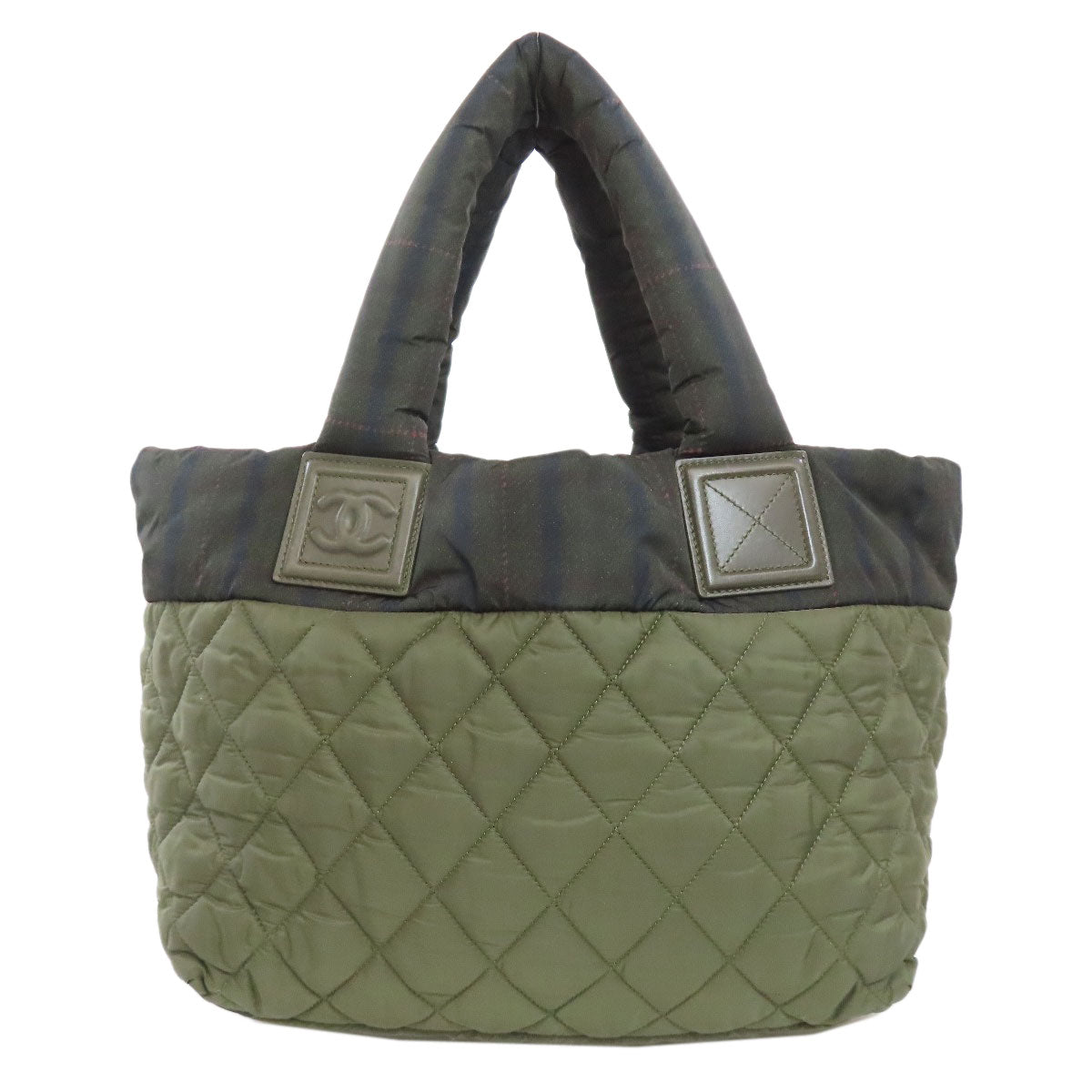 CHANEL Handbag Nylon green Cocoko coon tote Women