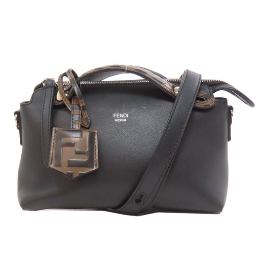 FENDI Handbag Calfskin black By the Way Mini 2WAY Women